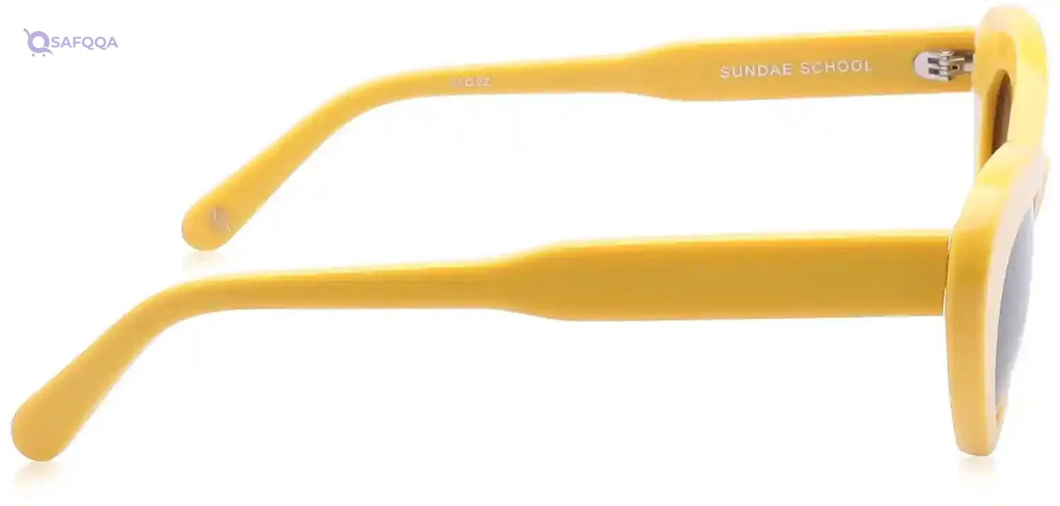 Chimi Grey Lens Eye Sunglasses for Women - Yellow - Safqqa