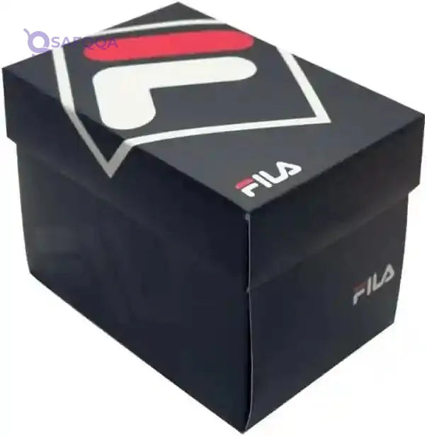 Fila Watch for Men, Japanese Quartz Movement, Analog Display, Black Silicone Strap - Safqqa