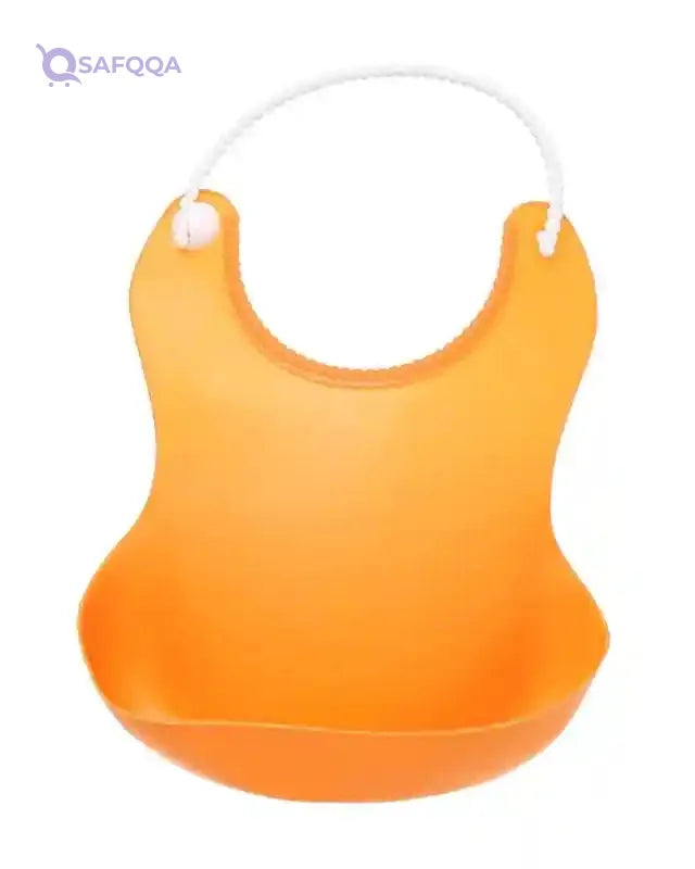 Baby Silicone Bib   Soft Waterproof & Easy to Clean - Safqqa