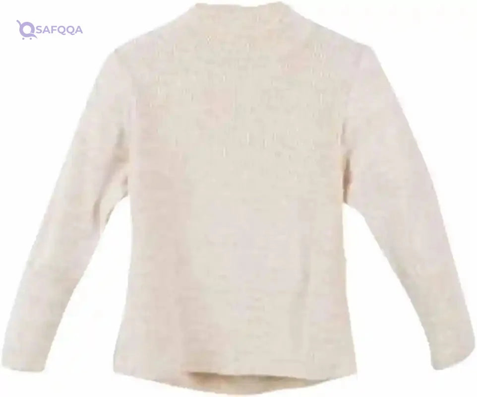 Concrete Girls’ Crew Neck Pullover Sweater with Puff Sleeves - Model C521PL2-W23-87N-1071 - Safqqa Egypt