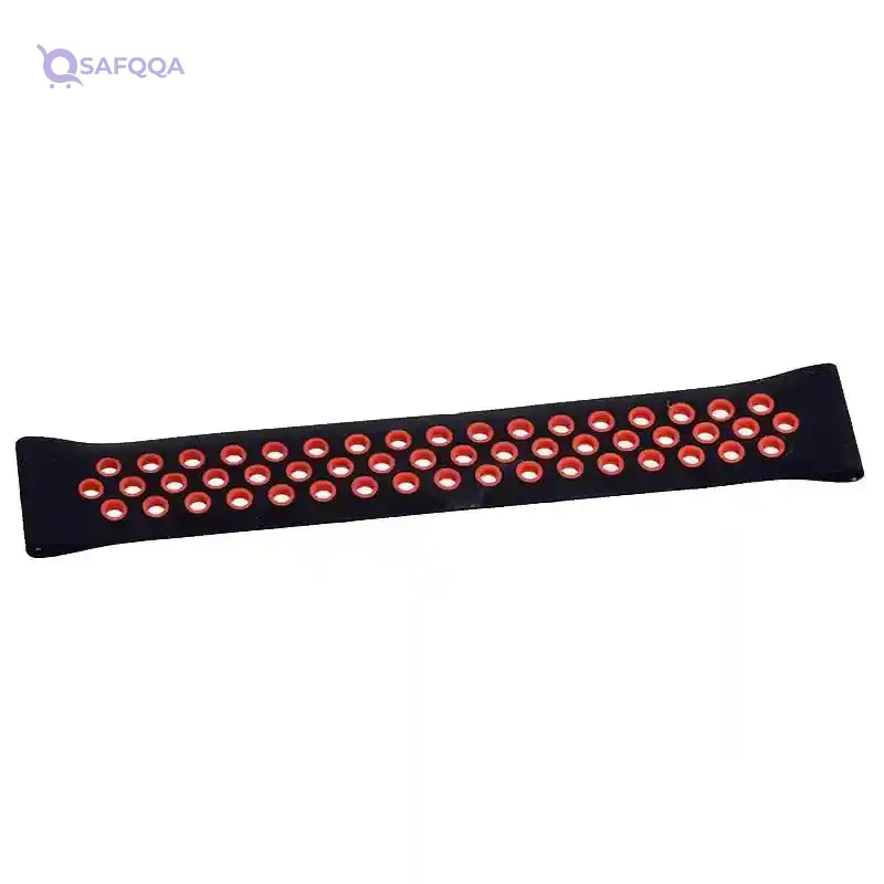 Generic Silicone Adjustable Watch Strap With Holes Design For Unisex Compatible With Smart Watches 20 MM - Safqqa Egypt