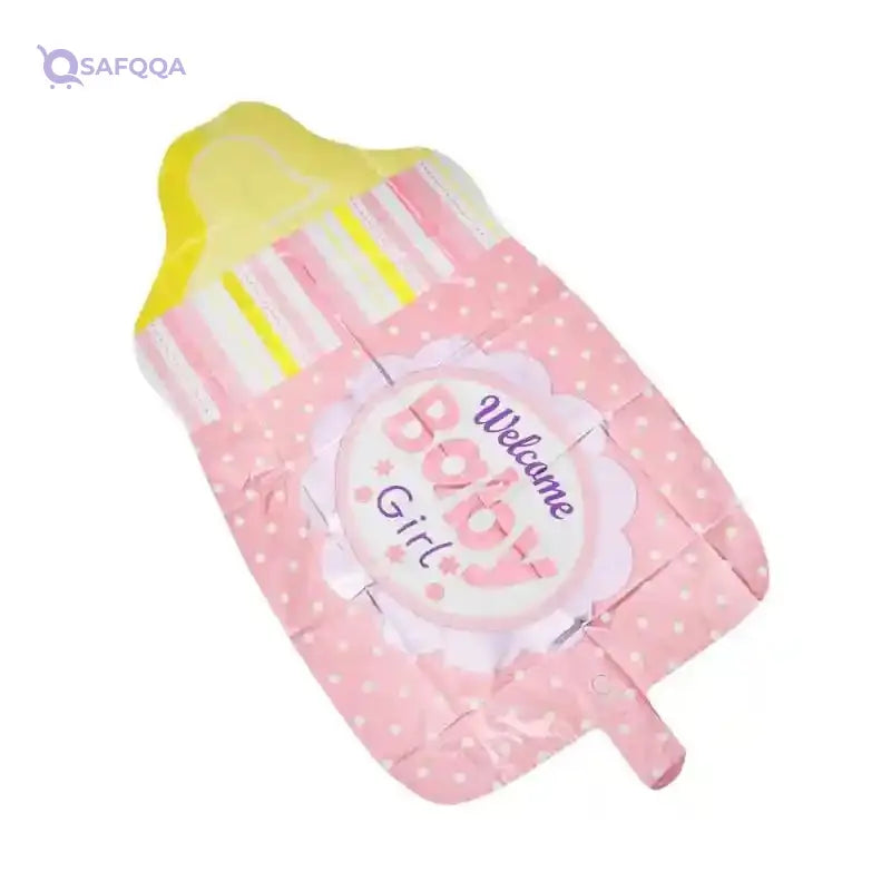 Feeding Bottle Foil Balloon – Perfect for Baby Girl Shower Parties - Safqqa