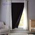 Generic Portable Blackout Curtain Shade , 50" W x 78"L, 1-Pack, Black - Safqqa