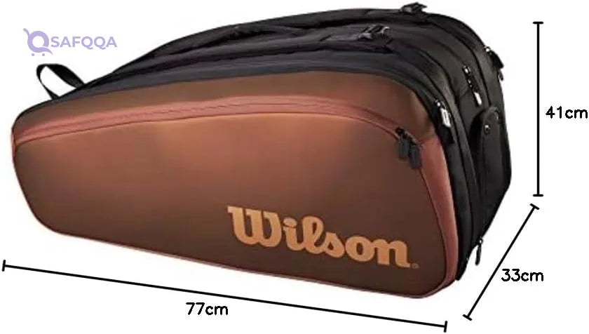 WILSON Pro Staff V14 Super Tour Tennis Racket Bag – 15 Rackets - Safqqa