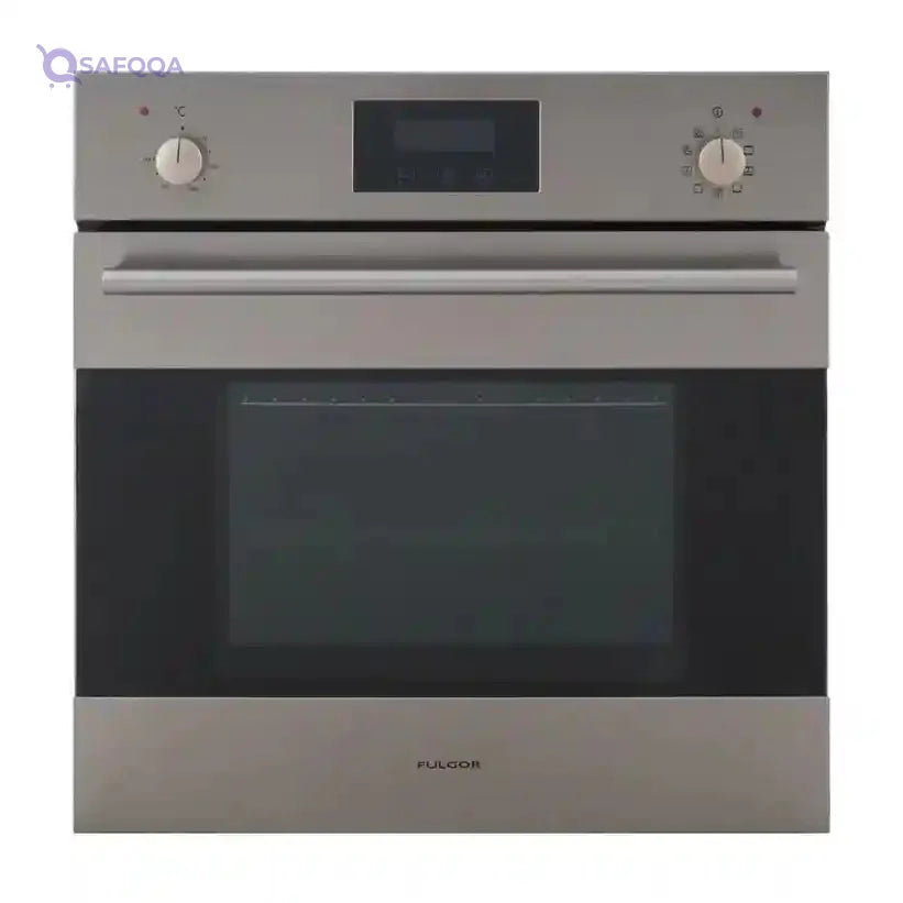 Volger oven 60 cm stainless steel with an electric pan, 65-liter capacity, electric oven, electric grill, digital display - Safqqa