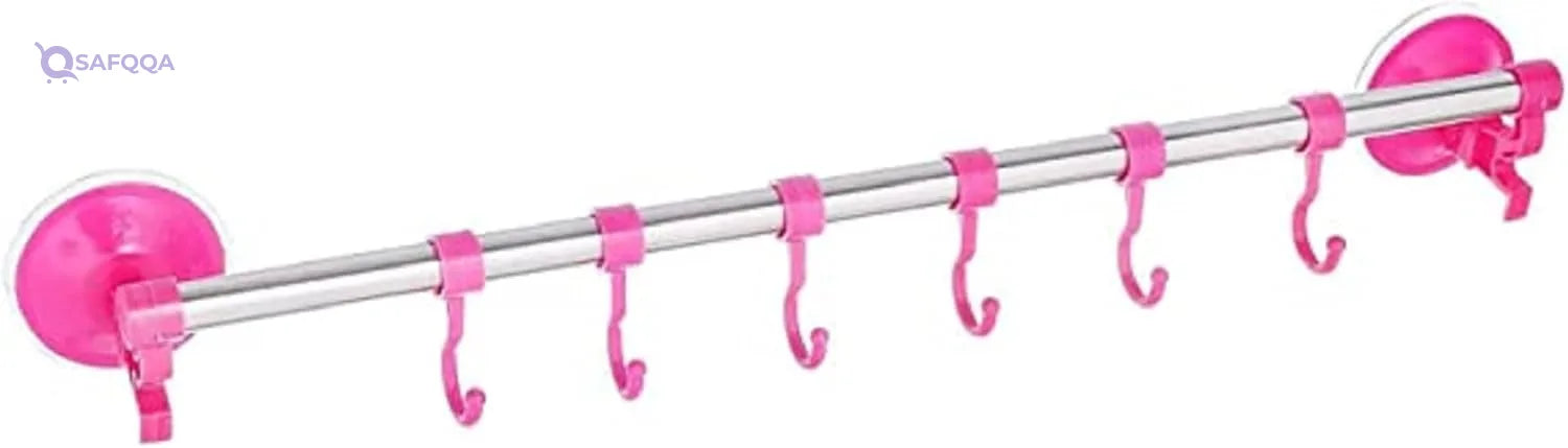 ‎El Yassin Stainless Steel Towel Holder - 37 x 14 cm - Safqqa