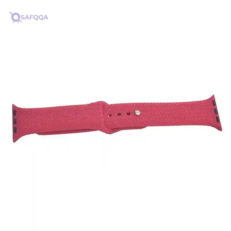 Generic Silicone Adjustable And Expandable Watch Strap With Zigzag Design For Unisex Compatible With Smart Watches 38/40/41MM - Safqqa