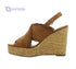 Sprox Criss-Cross Strap Side Buckle Wedges for Women - Safqqa