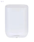 WENKO, Pedal Bin Davos, Polypropylene, Soft Close Home Garbage Can, Durable & Strong Construction, 5 Litre Capacity, 23x26x27cm, White - Safqqa