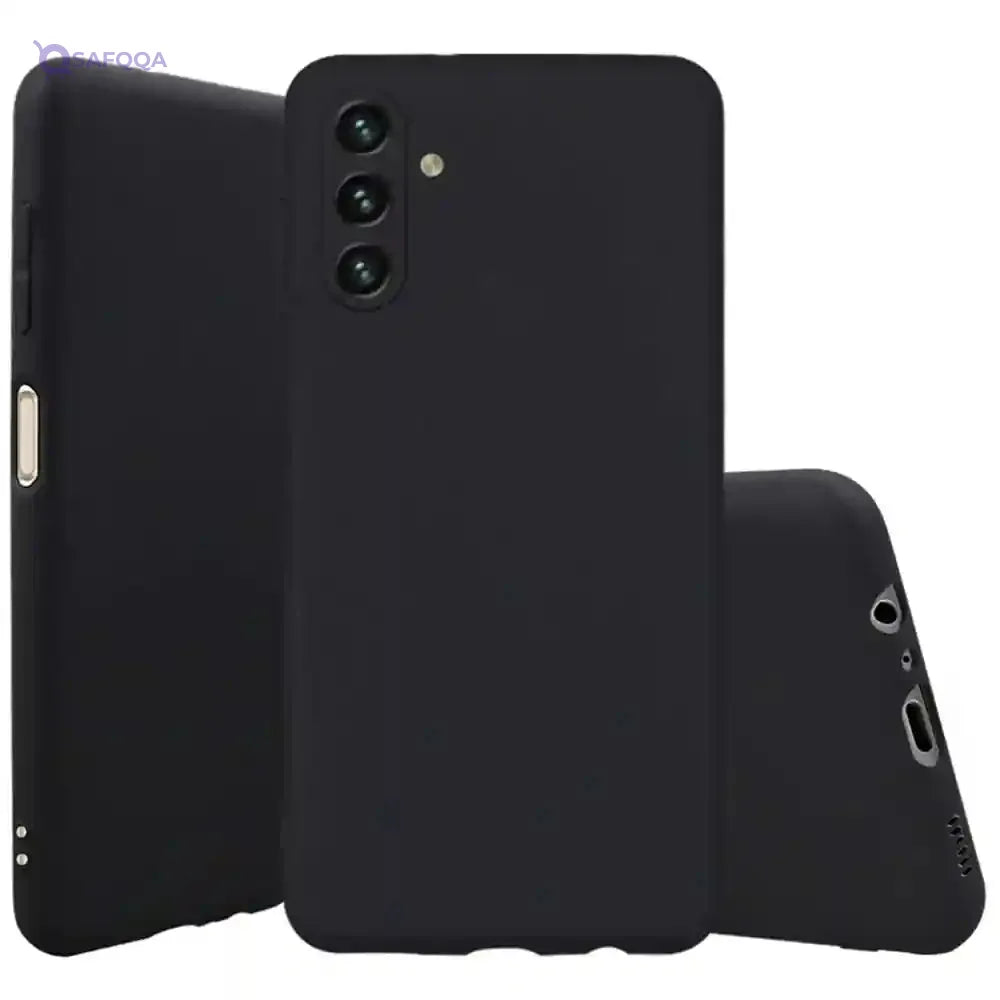 Compatible with Samsung Galaxy A13 5G/A04S Case, Flexible Silicone Protective Phone Case (Black) - Safqqa Egypt