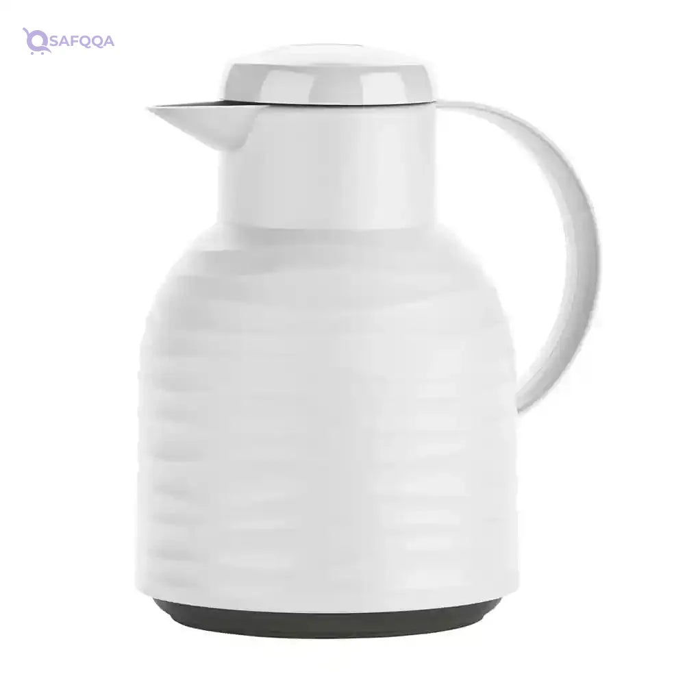 Emsa Samba Wave N40115 Insulated Jug – 1.0 L, Quick-Press, Leak-Proof - Safqqa