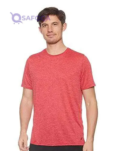 Magma Round-Neck Short-Sleeve Regular Fit T-shirt for Men - Safqqa Egypt