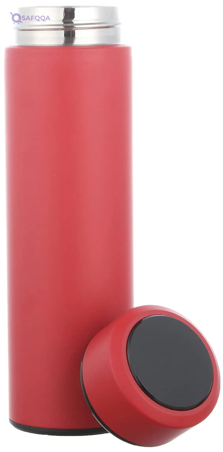 HOOR Stainless Steel Thermos, 500 ml - Red - Safqqa