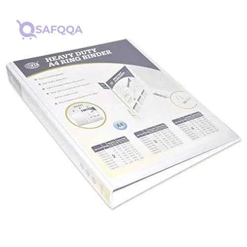 FIS Heavy Duty Ring Binder, 2-D Ring 25mm, A4 Size - Safqqa