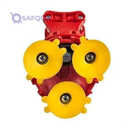 Gimi 4013643 B-Lock Stair Anti-Slip Stabilizers, 2 Pieces - Red & Yellow - Safqqa Egypt