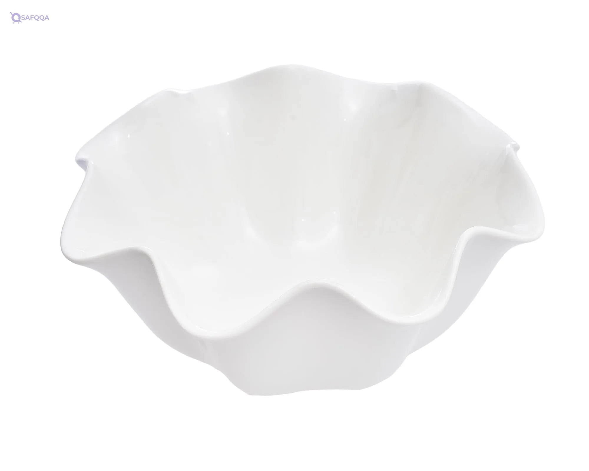 Rosa Porcelain Lotus Bowl,Perfect for serving soups, salads or even as a decorative accent - Safqqa