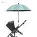 Teknum Universal Stroller Umbrella with Holder Clip Clamp, 360° Rotation - Safqqa