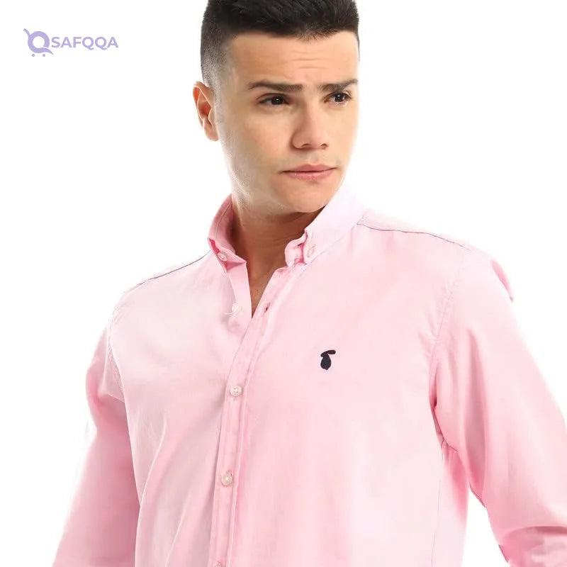 White Rabbit Shirt For Mens Comfortable fit suitable for all-day wear - Safqqa