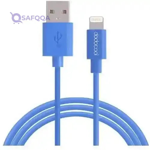 DODOCOOL KX2398 CABLE LIGHTNING CERTIFIED CHARGE & SYNC FOR IPHONE, 1M - BLUE - Safqqa