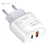 Ldnio Fast Charger Dual Usb Ports With Type-C-Type-C Cable• Suitable for home, office, and travel charging needs - Safqqa