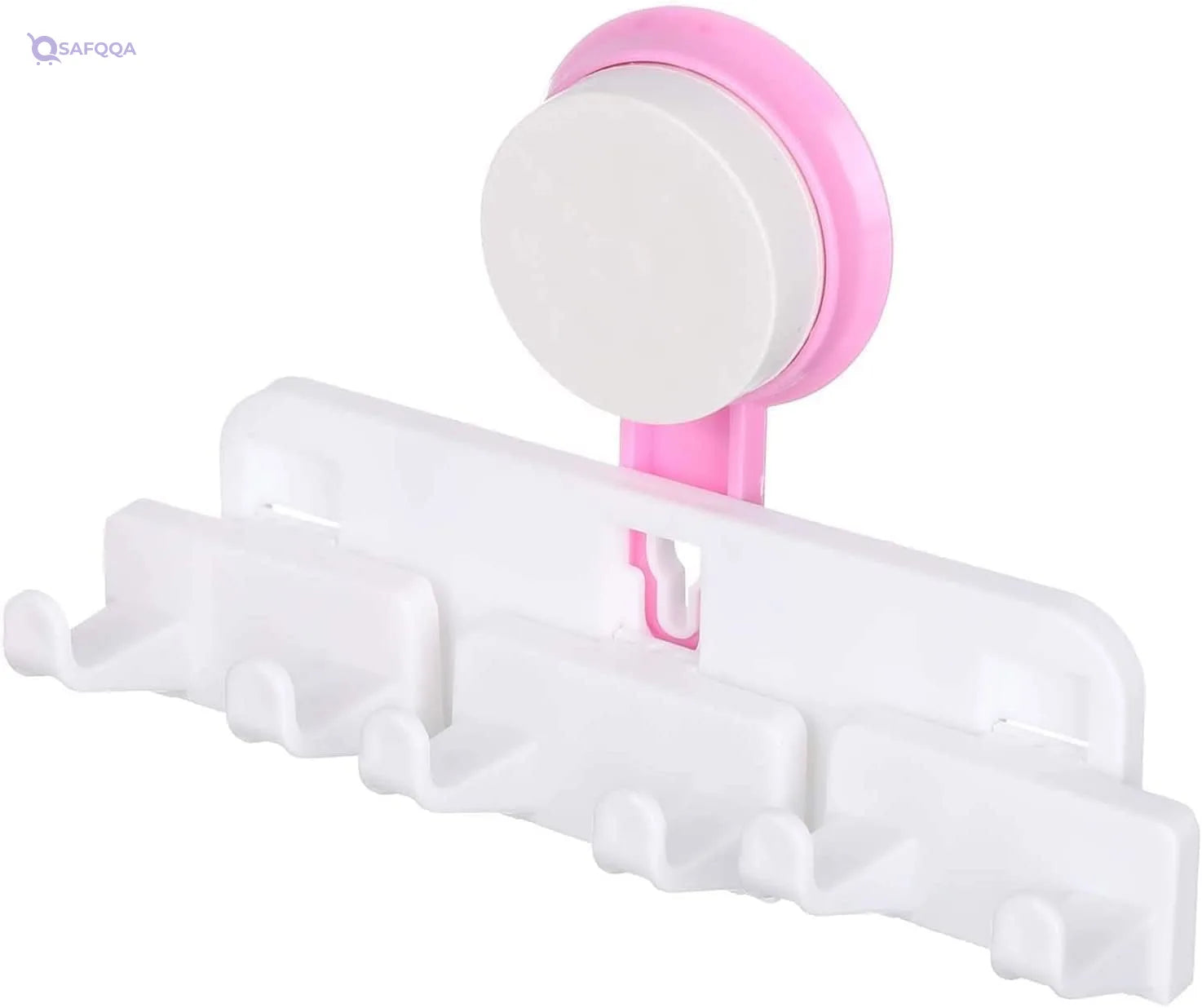 Elyassin Self-adhesive Hanger With 6 Hooks - Safqqa