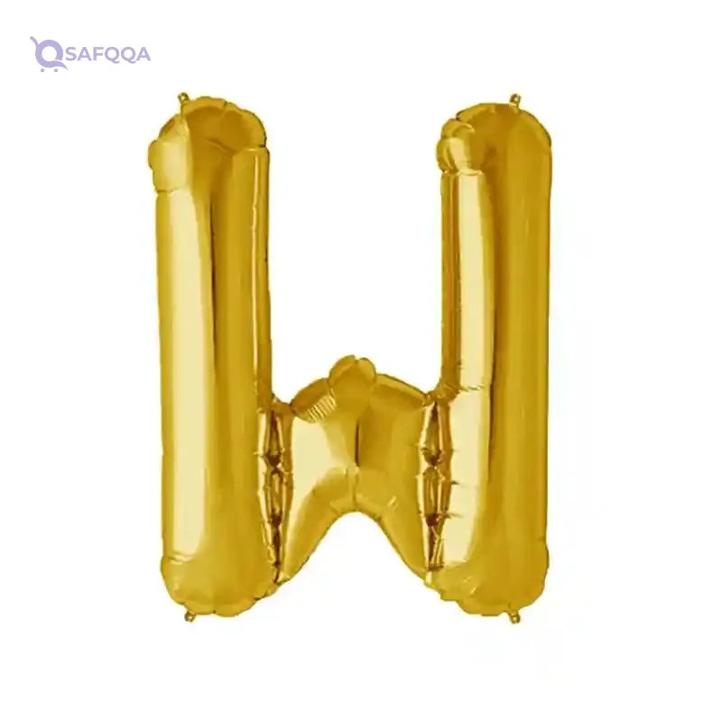 Foil Large Balloon Can Fills With Air Or Helium High Quality Materials Specially Made For Wedding Party Decoration Set Of 12 Pieces - Gold - Safqqa