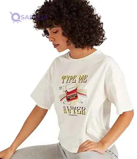 Splash womens 6660505 EXPOCRPTEE02 T-Shirt (pack of 1) - Safqqa Egypt