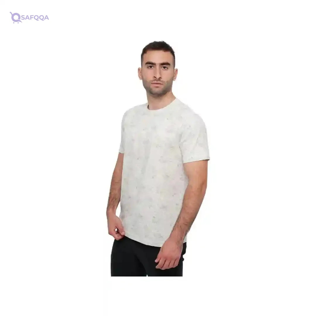 Voy Mens Slim Flory T-Shirt - Safqqa
