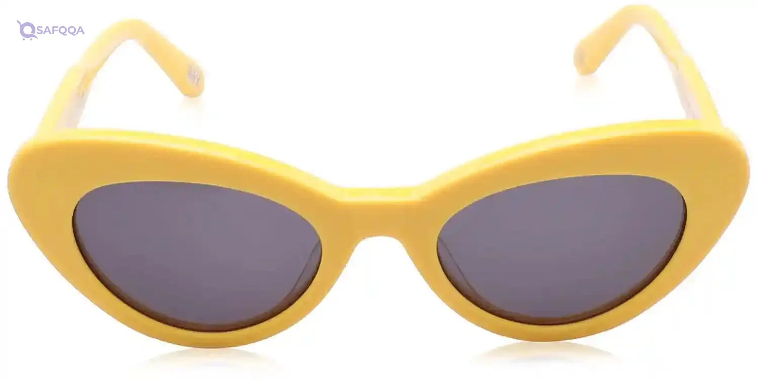 Chimi Grey Lens Eye Sunglasses for Women - Yellow - Safqqa