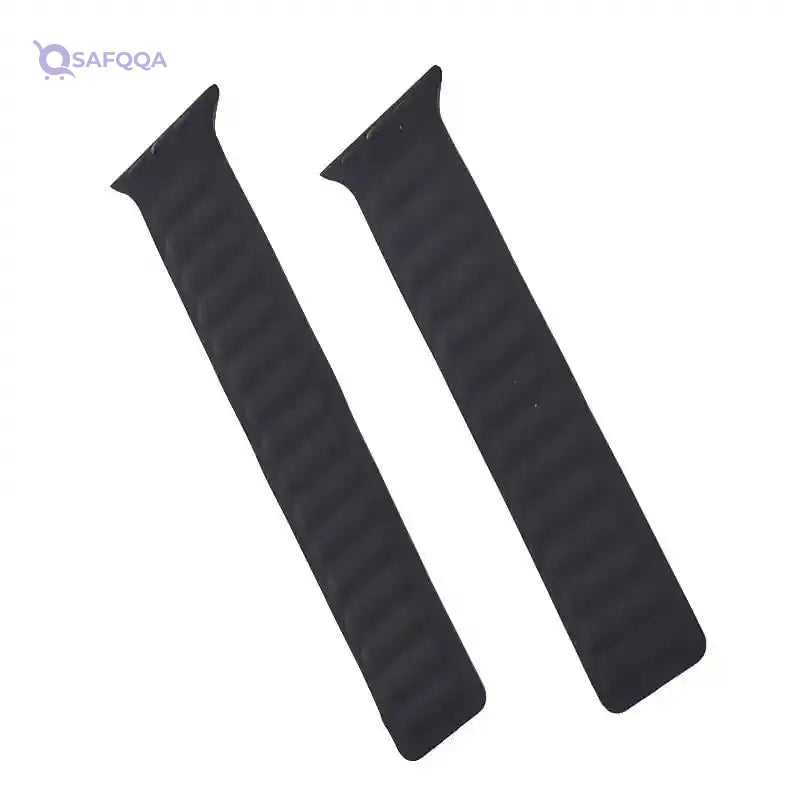 Generic Silicone Two Faced Magnetic Clasp Adjustable Watch Strap With Modern Design For Unisex Compatible With Smart Watches 38/40/41 MM - Safqqa Egypt
