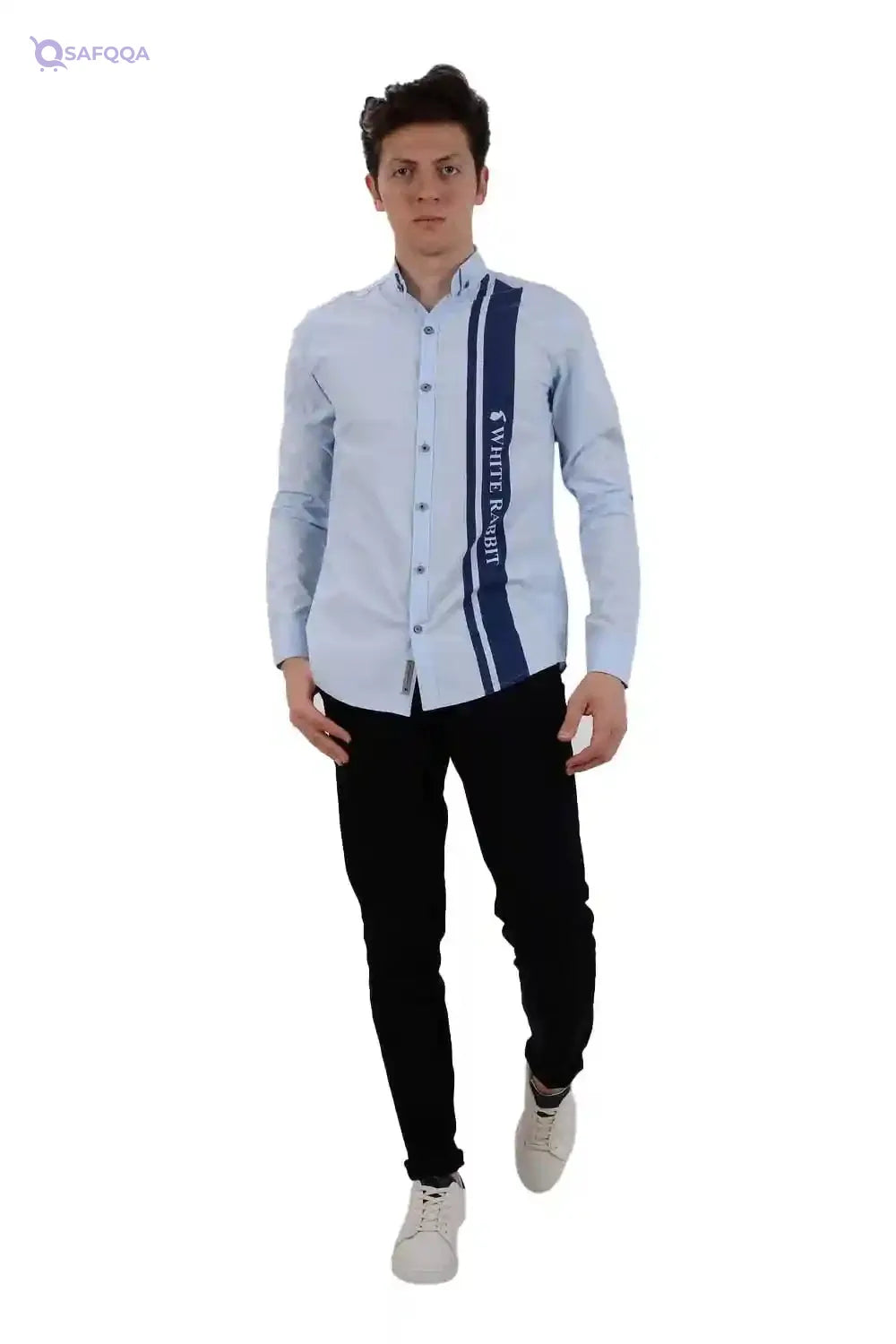 White Rabbit Mens Long Sleeve Shirt For Men's WR2011S21 Shirt (pack of 1) - Safqqa Egypt