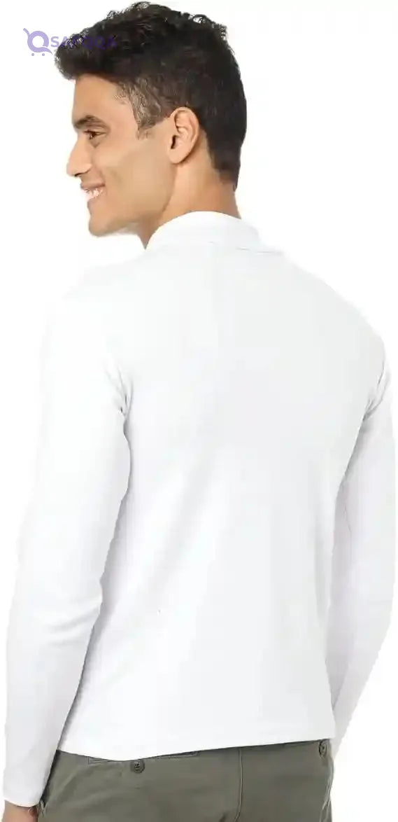 El Shrook Men's Cotton Undershirt – Long Shirt Base Layer Top - Safqqa Egypt