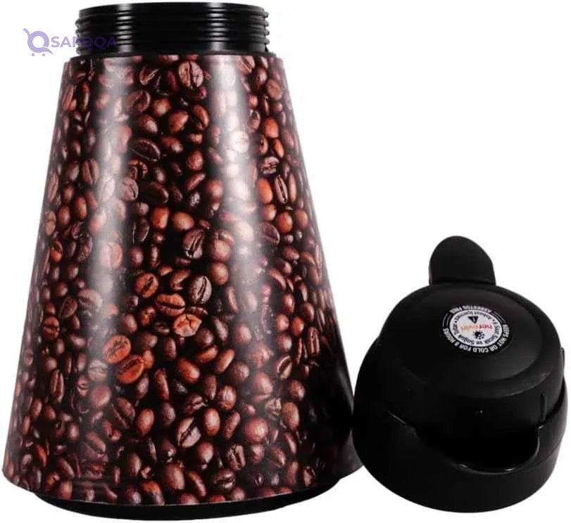 Herevin Conical Vacuum Flask – 1.2L Stainless Steel, - Safqqa