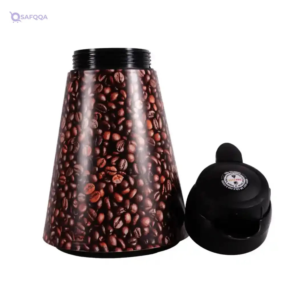 Herevin Conical Vacuum Flask – 1.2L Stainless Steel, - Safqqa