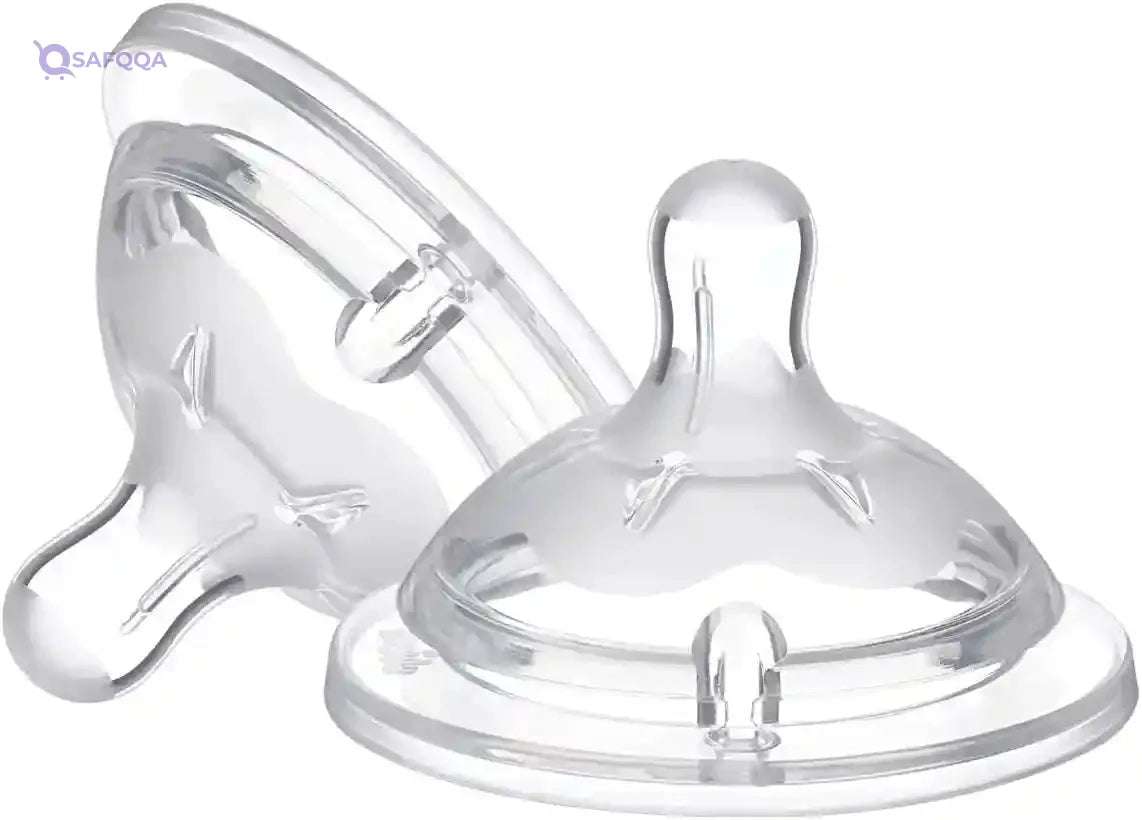 Chicco Bottle Nipples For Child ( 4 Months) -2 pcs - Safqqa