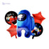 Foil Large Multiple Forms Balloons Air or Helium Fillable Birthday Party Decoration Set of 5 Pieces - Safqqa