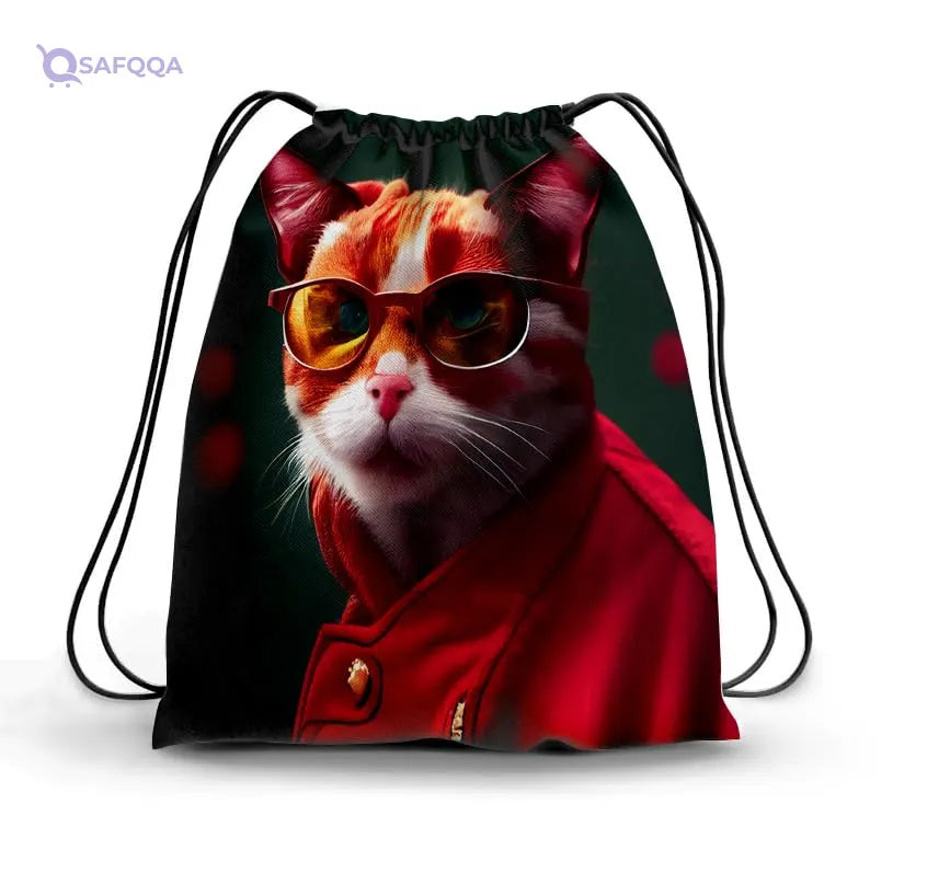 TAT DRAWSTRING BAG - 775, MultiColor, Large - Safqqa