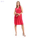 JAMILA Women Solid Sleeves Tiered Sleepshirt-Nightdresses & Nightshirts - Safqqa Egypt