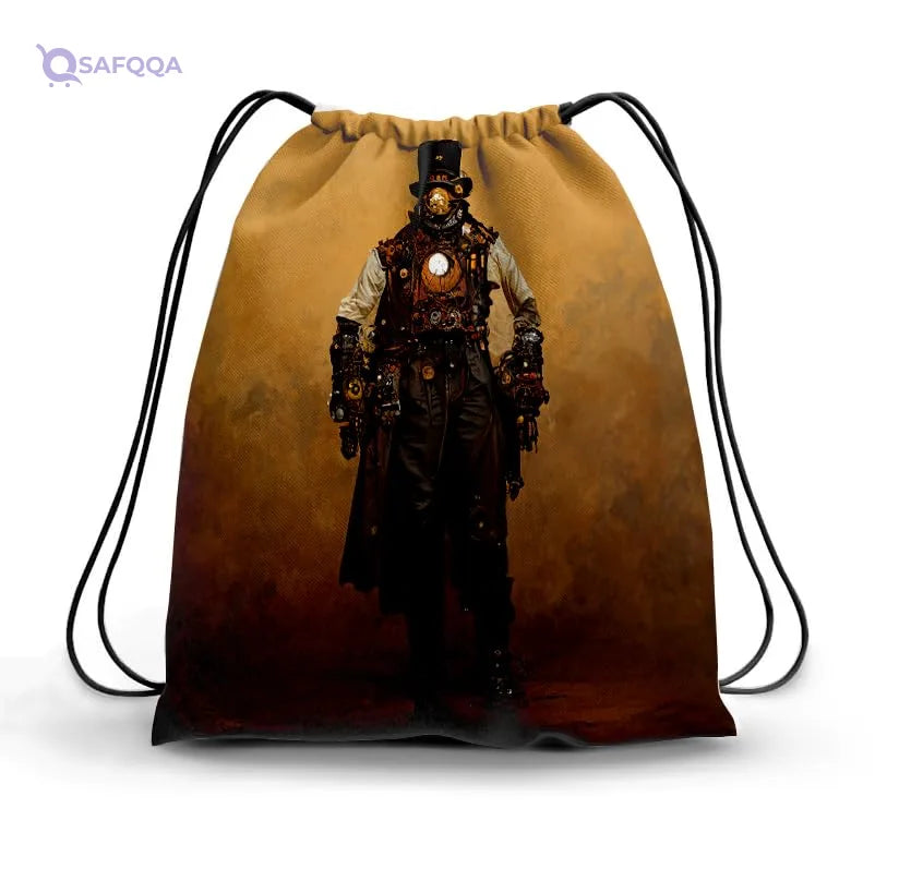 TAT DRAWSTRING BAG - 720, MultiColor, Large - Safqqa
