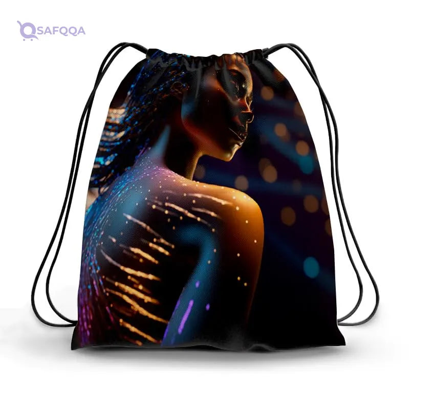 TAT DRAWSTRING BAG - 850, MultiColor, Large - Safqqa