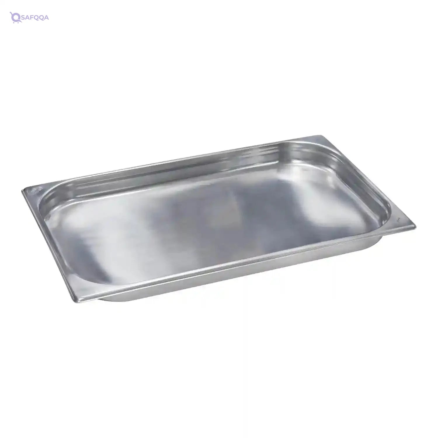 Raj Steel GN Pan, Silver 530X325X40 MM, CS5701 - Gastronorm Pan, Catering Pan, Food Warmer Pan, Food Storage Container - Safqqa