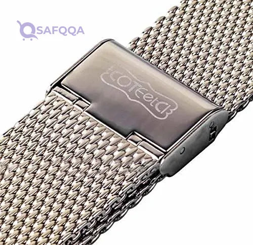 Generic For Apple Watch 42mm - Replacement Stainless Steel Watch Band - Silver - Safqqa