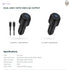 Powerology Charger In Car 130W X2 PD Port & X1 Q.C Port - Black - Safqqa