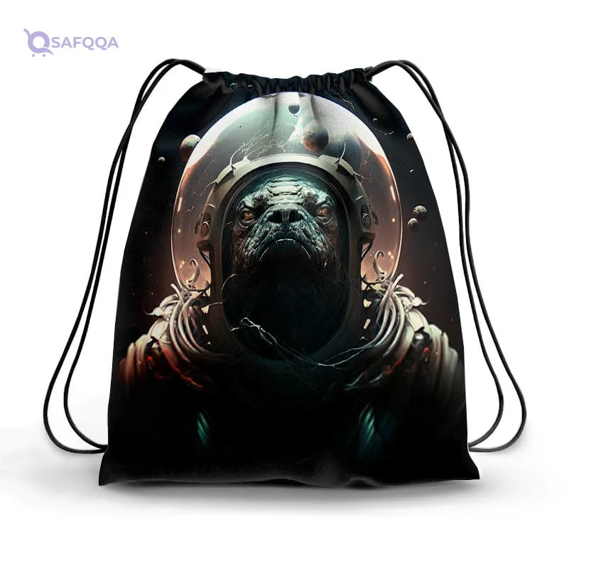 TAT DRAWSTRING BAG - 910, MultiColor, Large - Safqqa