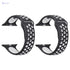 Strap watch openwork 2 pieces for apple watch size 42/44 black/white - Safqqa Egypt