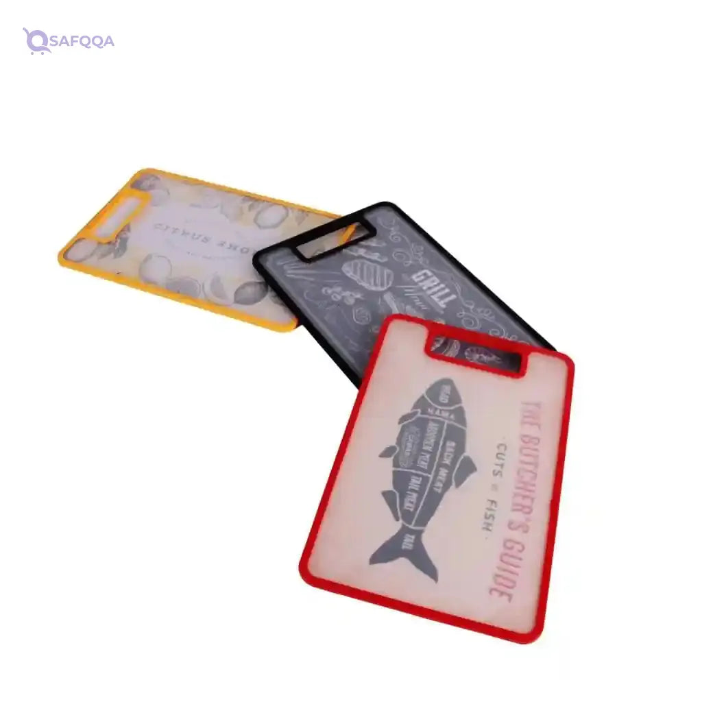 Herevin Decorated Cutting Board Set – 3 Pieces, 19.5 x 29.3 cm, with Handles - Safqqa