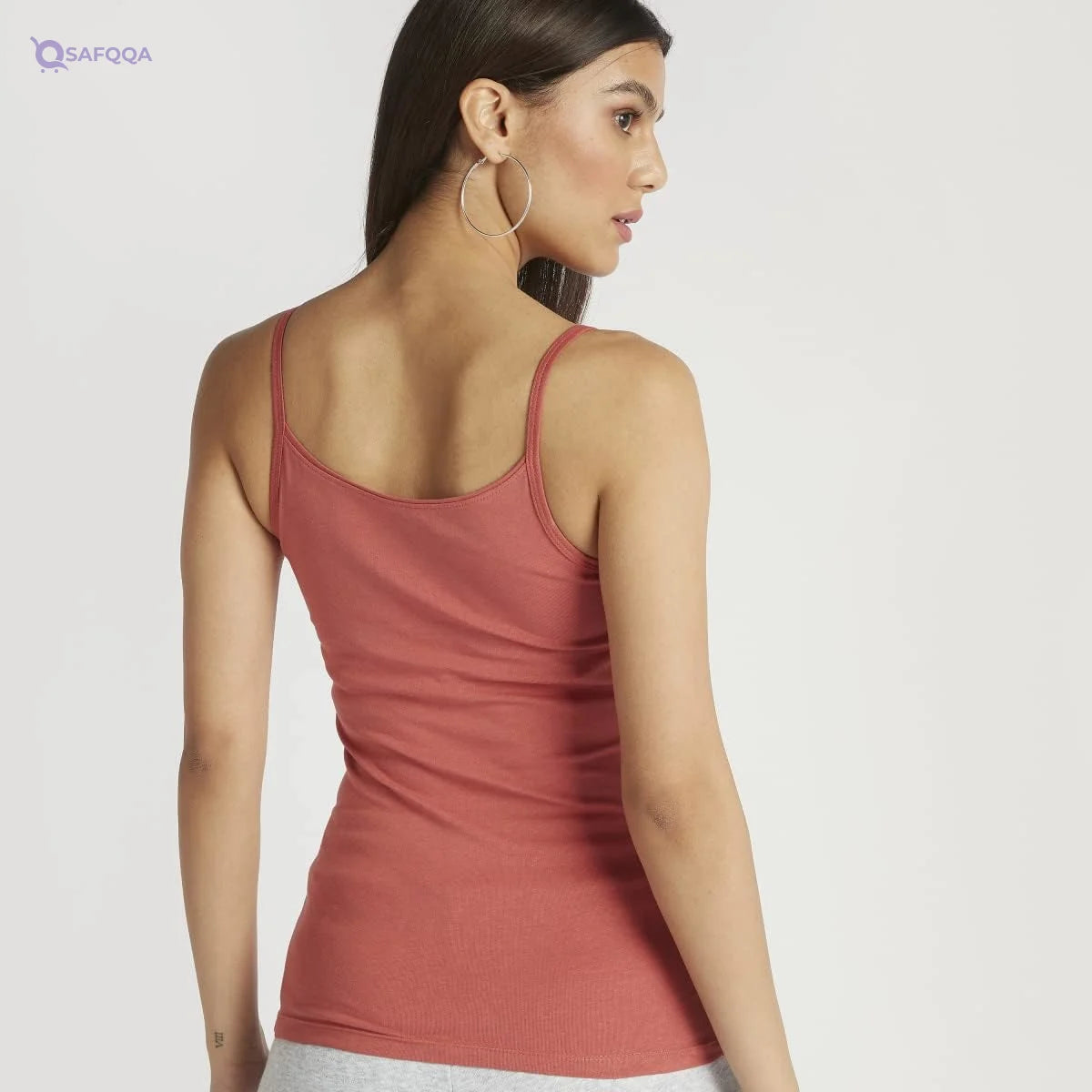 Splash Basic Sleeveless T-shirt For Women,Sleeveless design ideal for warm weather or layering. - Safqqa