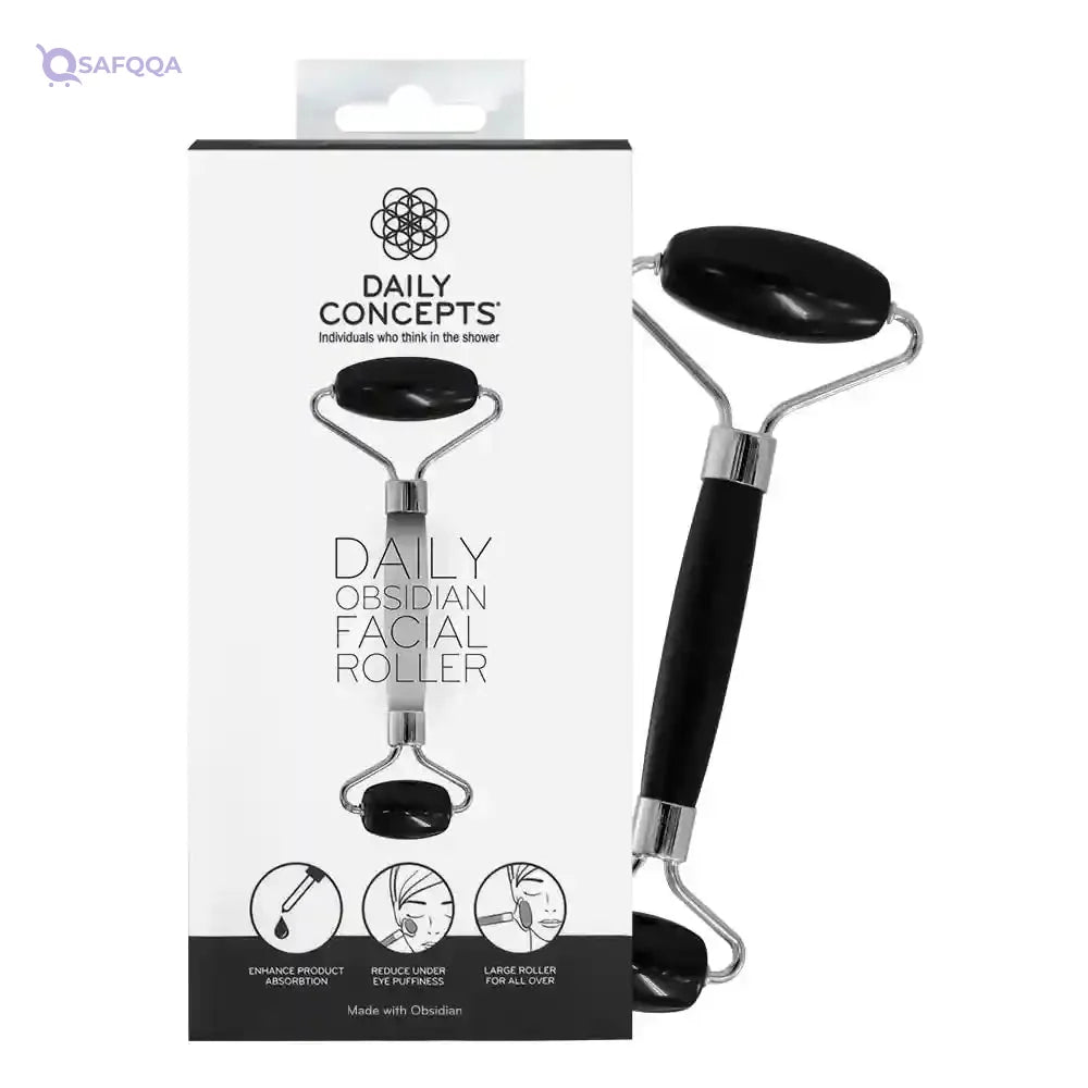 Daily Concepts Obsidian Facial Roller - Safqqa