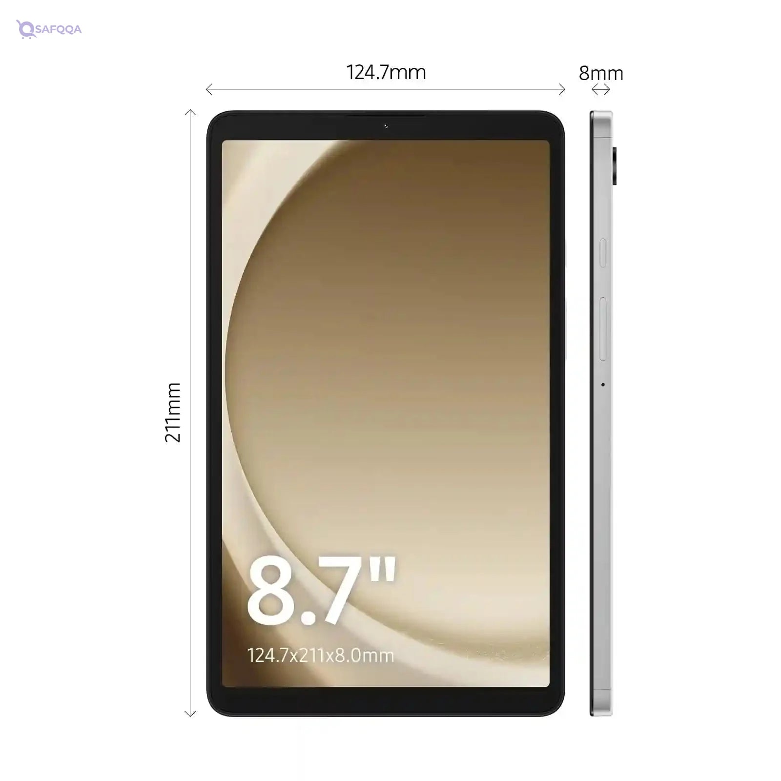 Samsung Galaxy Tab A9 4G LTE, 8.7 Inch Android Tablet, 4GB RAM, 64GB Storage, 8MP Rear Camera- - Safqqa