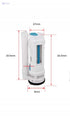 Royal Apex Double Button Flush System For High & Low Pressure with Anti Siphon Design and Water Level Adjustment Mechanism - Safqqa